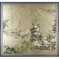 Superstock Superstock SAL2601083LARGE Folding Screen with Flowers Japanese Art Poster Print; 24 x 36 - Large SAL2601083LARGE